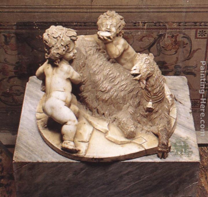 Gian Lorenzo Bernini The Goat Amalthea with the Infant Jupiter and a Faun